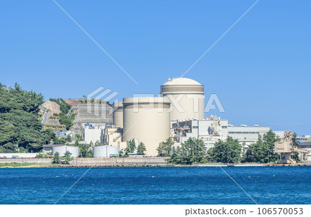 Mihama Nuclear Power Station in sunny weather (energy image) Mihama Nuclear Power Station in sunny weather (energy image) 106570053
