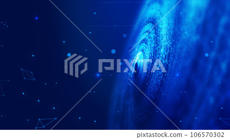 宇宙粒子漩渦互聯網科學技術大數據背景 106570302