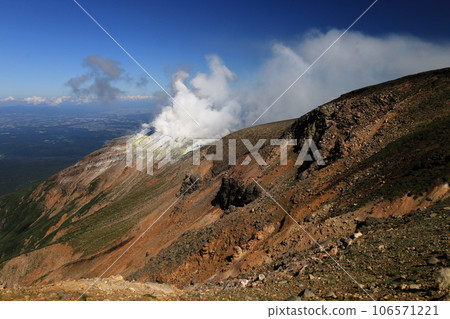 十胜山、振子澤噴氣孔、從山脊線眺望大雪山國立公園十胜山 106571221