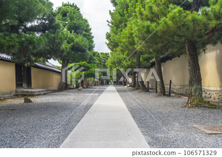 Kyoto Murasaki Daitokuji Temple Beautiful approach from the south gate to the Imperial Envoy Gate Kyoto Murasaki Daitokuji Temple Beautiful approach from the south gate to the Imperial Envoy Gate 106571329