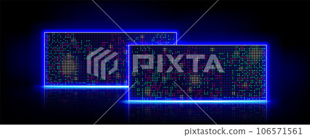 Led screen pixel light display stage background Led screen pixel light display stage background 106571561