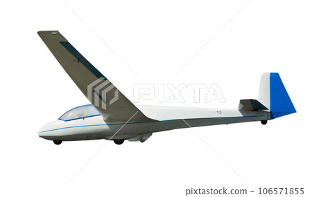 Glider on white background Glider on white background 106571855