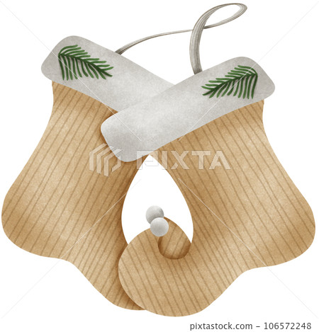Christmas Stocking on Transparent Background 106572248