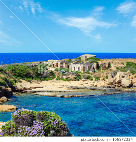 Sicily summer sea beach, Italy Sicily summer sea beach, Italy 106572324