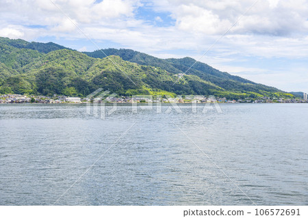 View towards Kasamatsu Park from a sightseeing boat View towards Kasamatsu Park from a sightseeing boat 106572691