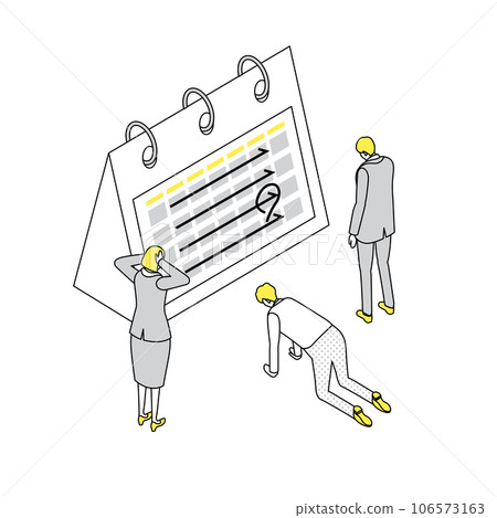 等距_擔心項目延誤的商人 106573163