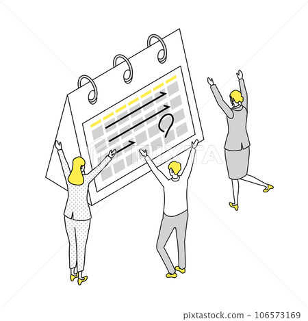 Isometric_Simple_Businessmen who are happy that the project is progressing as planned Isometric_Simple_Businessmen who are happy that the project is progressing as planned 106573169