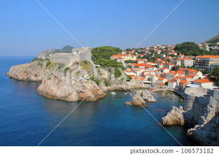 杜布羅夫尼克，克羅地亞世界文化遺產，亞得里亞海的明珠，洛夫里耶納克堡壘和老城牆的新城 106573182