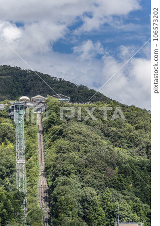 從觀光船上眺望笠松公園 從觀光船上眺望笠松公園 106573202
