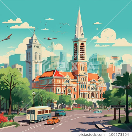 Energetic and Electrifying Scene of Ho Chi Minh City 106573304