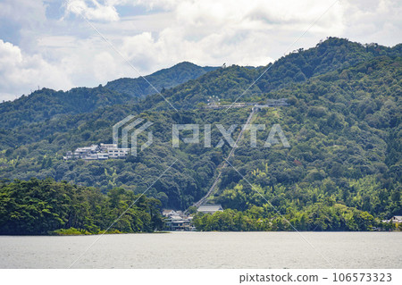 從觀光船上眺望天橋立觀景台 106573323