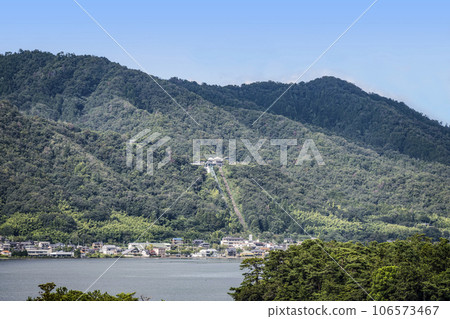 View of Kasamatsu Park from Amanohashidate View Land Lift 106573467