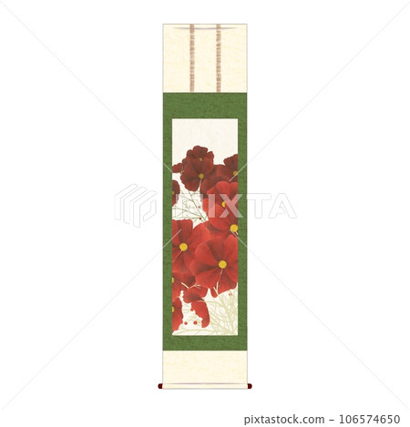 Chocolate cosmos hanging scroll Chocolate cosmos hanging scroll 106574650