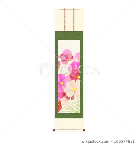 Autumn cherry blossom scroll Autumn cherry blossom scroll 106574651