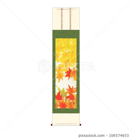 Autumn leaves hanging scroll 1 106574653