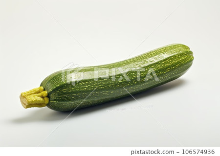 Zucchini photo realistic illustration - Generative AI. 106574936