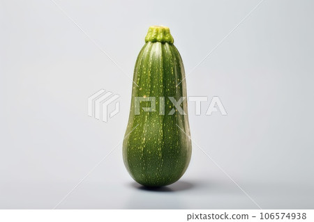 Zucchini photo realistic illustration - Generative AI. 106574938