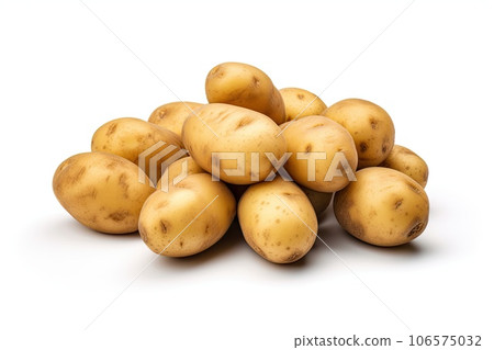 Potato photo realistic illustration - Generative AI. 106575032