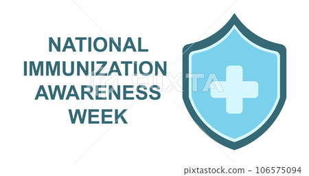 National Immunization Awareness Month vector illustration. 106575094