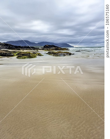Beautiful Tramore beach in Rosbeg, County DOnegal, Ireland Beautiful Tramore beach in Rosbeg, County DOnegal, Ireland 106575160