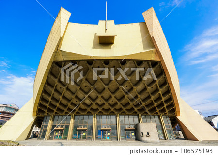 香川縣立體育館（香川縣高松市），決定拆除的船舶體育館 106575193