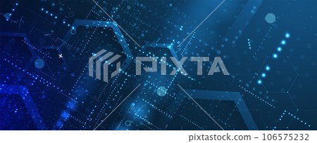 Technology abstract futuristic background for internet business. Big data concept. 106575232