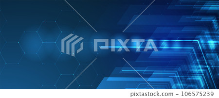 Technology abstract futuristic background for internet business. Big data concept. 106575239