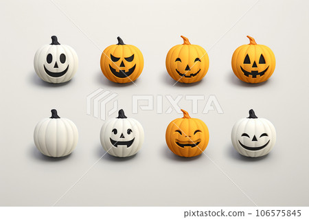 萬聖節（3D 象形圖） 106575845