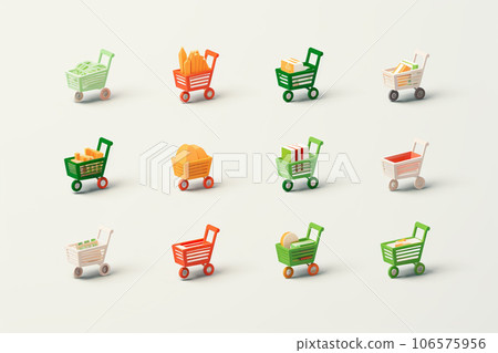 Supermarket (3D Picto) 106575956