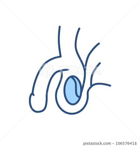 Male Reproductive System Vector Line Icons 106576418