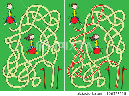 Kids maze Kids maze 106577316
