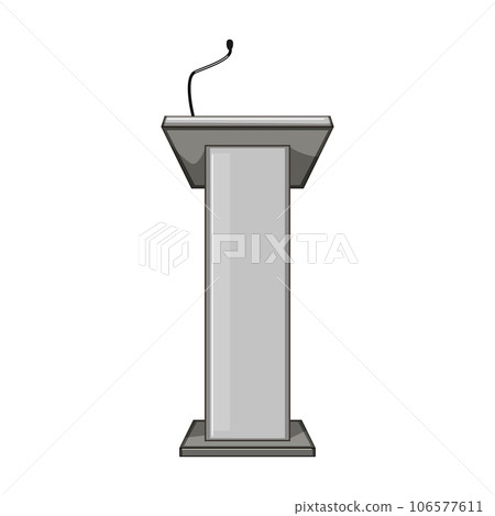 pedestal podium cartoon vector illustration 106577611