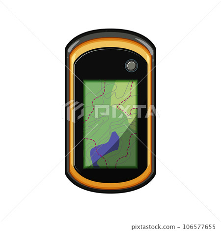 location gandheld gps cartoon vector illustration location gandheld gps cartoon vector illustration 106577655