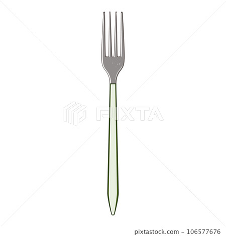 food fork cartoon vector illustration 106577676