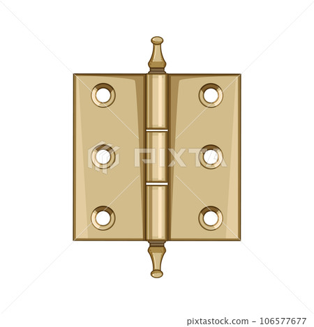 construction door hinge cartoon vector illustration 106577677