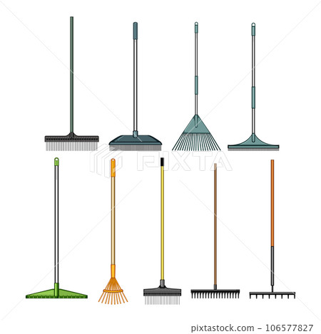 rake set cartoon vector illustration rake set cartoon vector illustration 106577827