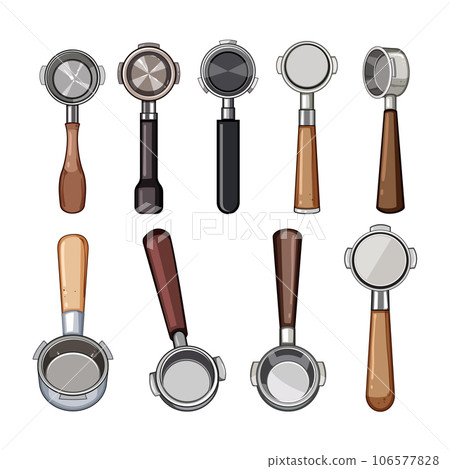 portafilter coffee set cartoon vector illustration portafilter coffee set cartoon vector illustration 106577828