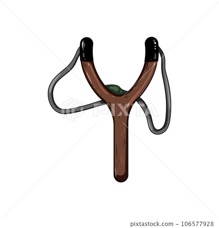 game slingshot cartoon vector illustration game slingshot cartoon vector illustration 106577928