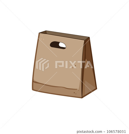 material paper lunch bag cartoon vector illustration material paper lunch bag cartoon vector illustration 106578031