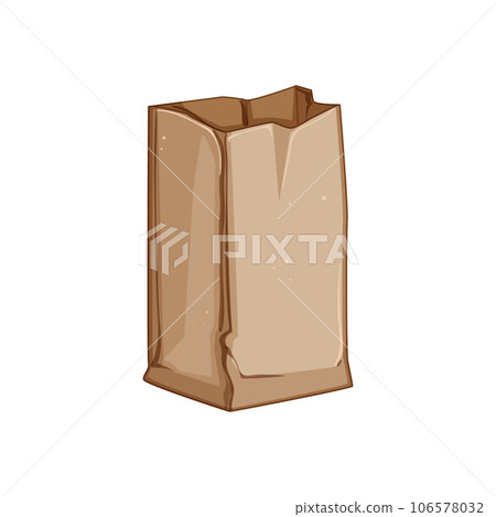 texture paper lunch bag cartoon vector illustration texture paper lunch bag cartoon vector illustration 106578032