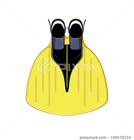scuba flippers cartoon vector illustration scuba flippers cartoon vector illustration 106578154