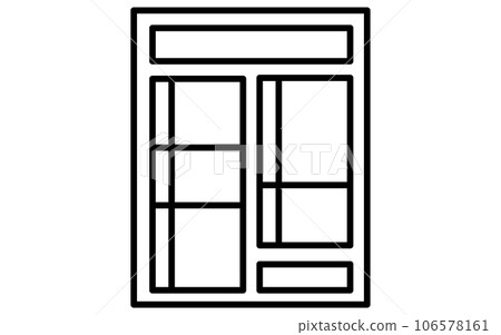 A simple line drawing of a tax return 106578161