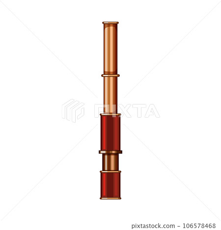 vision spyglass search cartoon vector illustration 106578468