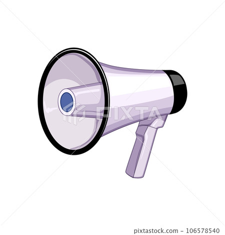 sound megaphone speaker cartoon vector illustration sound megaphone speaker cartoon vector illustration 106578540