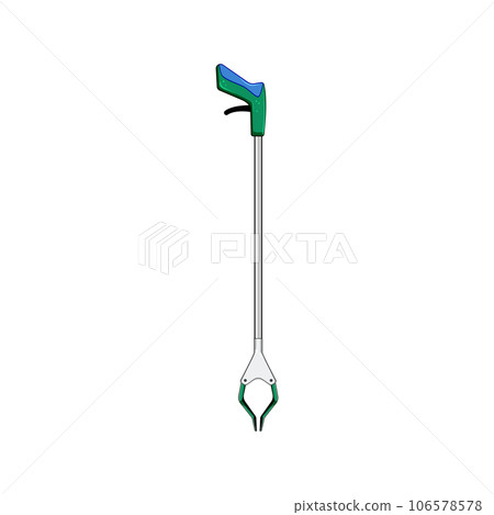 device grabber tool cartoon vector illustration 106578578