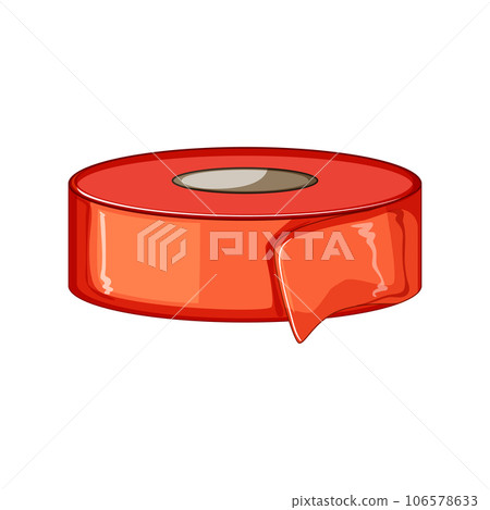 sticker electrical tape cartoon vector illustration 106578633