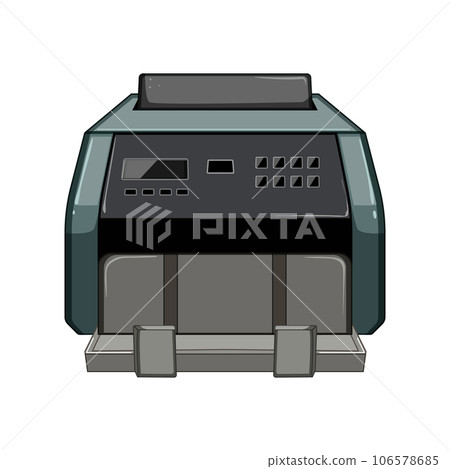 cash counter machine cartoon vector illustration 106578685