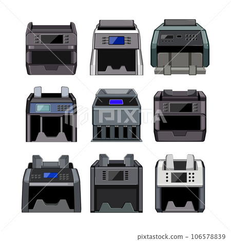 counter machine set cartoon vector illustration counter machine set cartoon vector illustration 106578839