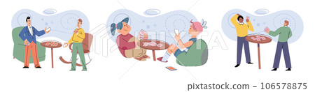 Game together. Family fun. Friendship time. Vector illustration. Board games provide platform for people to interact, communicate, and enjoy each other s company The spirit of friendship shines bright Game together. Family fun. Friendship time. Vector illustration. Board games provide platform for people to interact, communicate, and enjoy each other s company The spirit of friendship shines bright 106578875