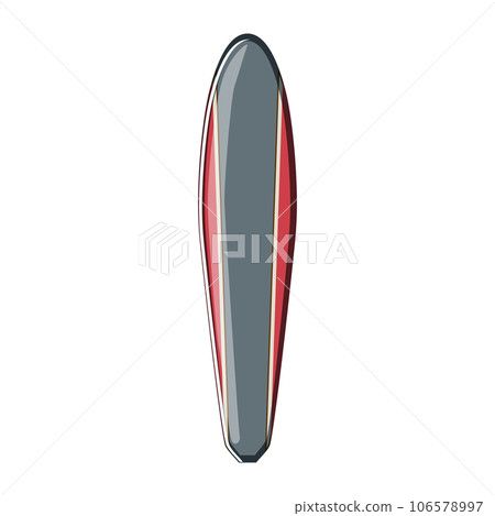 surf surfboard beach cartoon vector illustration surf surfboard beach cartoon vector illustration 106578997